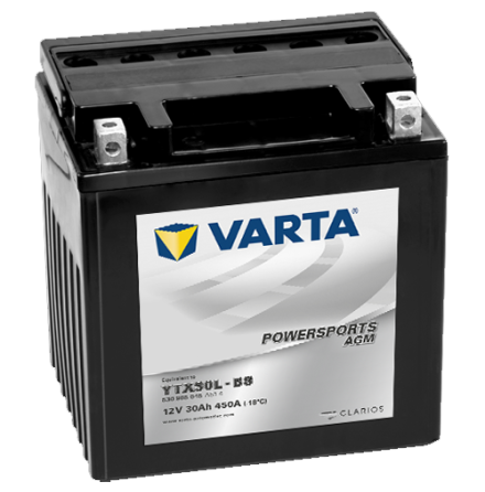 Varta Mc-batteri AGM YTX30L-BS High Perfor. 12v 30Ah