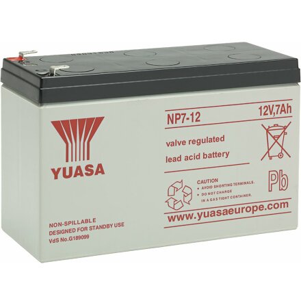 Yuasa NP VRLA/AGM 12V 7Ah