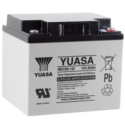 Yuasa REC VRLA/AGM 12V 50Ah